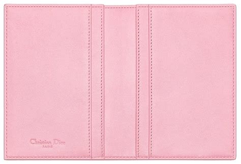 dior passport holder pink